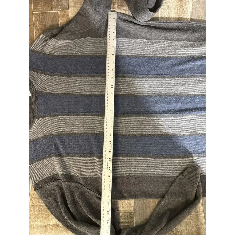Cellinni Collezione Striped Wool Blend Sweater Men’s Size‎ XLT